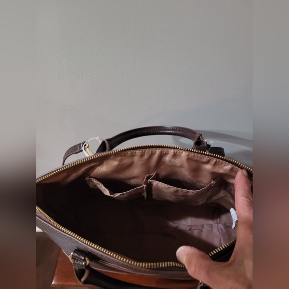 Calvin Klein Purse And Wallet Set - Color: Brown Purse - Picture 6 of 10